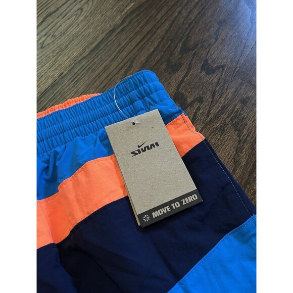 NWT Nike Men's Converge Icon 5" Volley Swim Short Size XXL Blue Orange $64 - Picture 3 of 10
